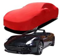 Funda de Coche Elastica Personalizada para Ferrari California T, Transpirable Stretch Suave Polvo Proteccion Cubierta Coche,Red