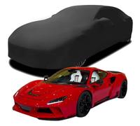 Funda de Coche Elastica Personalizada para Ferrari F8 Tributo NOVITEC N-Largo, Transpirable Stretch Suave Polvo Proteccion Cubierta Coche,Black