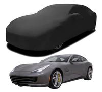 Funda de Coche Elastica Personalizada para Ferrari GTC4Lusso 2016, Transpirable Stretch Suave Polvo Anti-UV Proteccion Cubierta Coche,Black
