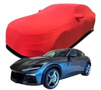 Funda de Coche Elastica Personalizada para Ferrari Purosangue, Transpirable Stretch Suave Polvo Proteccion Cubierta Coche,Red