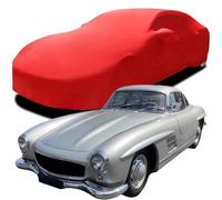 Funda de Coche Elastica Personalizada para Mercedes Benz 300SL Gullwing, Transpirable Stretch Suave Polvo Proteccion Cubierta Coche,Red