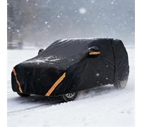 Funda de Coche para Invierno para Volkswagen Teramont X,Impermeable, Transpirable, Resistente a la Lluvia, a los Rayos UV, al Polvo y a la Nieve, para Todas Las Estaciones