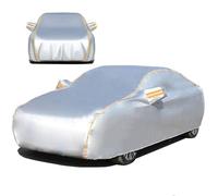 Funda de Coche para Mercedes-Benz Clase C C220,Lona para Coche Tela Oxford Impermeable con Cremallera para Puerta Garaje Completo a Prueba de Viento Funda Coche Exterior