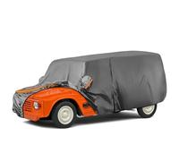 Funda de Coche Reemplazo para Citroen Mehari 1968-1988, Impermeable Plata Cubierta de Garaje Completa con Puerta con Cremallera para Nieve, Lluvia y Protección contra Todo Tipo de Clima