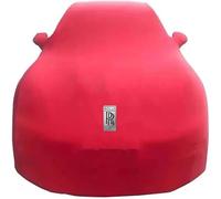 Funda de Coche Uso Interior para Rolls-Royce Silver Spur 1980-1998, Elástica Suave Ajuste Transpirable y Antipolvo Cubierta Coche, Accesorios Coche,Red