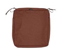 Funda de coj n para exterior Montlake, cuadrada, resistente al agua, de 48 x 48 x 7,6 cm, para muebles de patio, color rojo henna