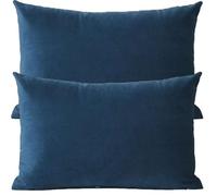 Funda de Cojín 40x60 Azul Gris Terciopelo, 2 Piezas Fundas de Almohada 50x70 40x70 cm, Cushion Covers 70x40 Decorativa Con Cremallera Oculta, Ajustable Para Sofá ( Color : E , Size :