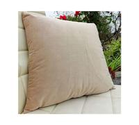 Funda de Cojín 60x80 Juego de 2 Fundas de Almohada 70x90 con Cremallera Funda Cojín Rectangular 30x50 Cushion Covers 50x70 Fundas Almohadas pack 2 Algodon Poliéster para Cama Sofá(Khaki 2,50x70 cm 20x