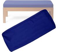 Funda De Cojín Antideslizante Extraíble Y Lavable para Banco De Exterior E Interior, Cubierta Protectora De Asiento Resbaladiza con Tira De Sujeción(Blue1,80x50x10cm/31.5x20x4in)