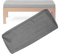 Funda De Cojín Antideslizante Extraíble Y Lavable para Banco De Exterior E Interior, Cubierta Protectora De Asiento Resbaladiza con Tira De Sujeción(Gray,200x55x10cm/78.7x22x4in)