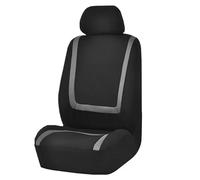 Funda De Cojín Asiento Tela Para Nissan Para Altima Para Leaf Para Bluebird Para Rogue Para Navara Para NP300 Funda Asiento Coche(2Pcs-Grey)
