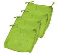 Funda de Cojín de Asiento Exterior Impermeables 4/2/1Piezas, 40x40 50x50 60x60 Cubierta de Cojines de Asiento Patio,para Interior, Exterior,Silla,Jardin,Muebles de Ratán(Fruit Green,40x40x8cm 4pcs)