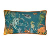 Funda de cojín de Chenilla Wylder Abyss Sea Creatures