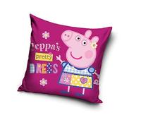 Funda de cojín de Compatible con Peppa Pig Pig (40 x 40 cm) (PP225129)