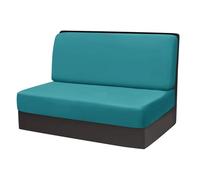 Funda de cojín de silla de mesa de comedor, Juego de 2 fundas de terciopelo for cojines de comedor de autocaravana, suaves y elásticas, for sofá, asiento de cabina, respaldo de banco de coche y autoca