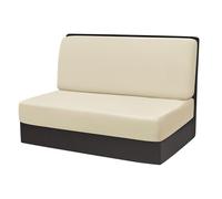 Funda de cojín de silla de mesa de comedor, Juego de 2 fundas de terciopelo for cojines de comedor de autocaravana, suaves y elásticas, for sofá, asiento de cabina, respaldo de banco de coche y autoca