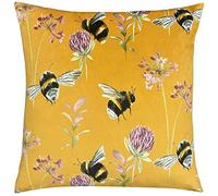 Funda de cojín de Terciopelo Country Bee Garden de Evans Lichfield