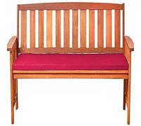 Funda de cojín impermeable para banco con cremallera oculta, relleno grueso, cojín largo para exteriores, para jardín, patio, columpio, silla, 150 x 40 x 5 cm, color rosa