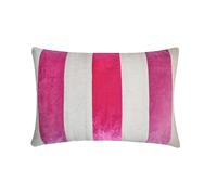 Funda de cojín lumbar decorativa rosa de 30 x 55 cm (12 x 22 pulgadas), cojín oblongo de terciopelo