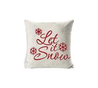 Funda de cojín navideña con soporte lumbar para decoración navideña del sofá