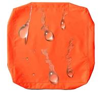 Funda de Cojín para Asiento de Patio Pack de 1/2/4Funda de Cojín de Asiento Sofá Exterior Impermeables Fundas Extraíbles para Interior, Exterior, Patio,Muebles de Ratán(Naranja,65x65x10cm(1pc))