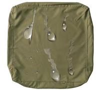 Funda de Cojín para Asiento de Patio Pack de 1/2/4Funda de Cojín de Asiento Sofá Exterior Impermeables Fundas Extraíbles para Interior, Exterior, Patio,Muebles de Ratán(Verde,50x45x10cm(1pc))