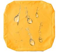 Funda de Cojín para Asiento de Patio Pack de 1/2/4Funda de Cojín de Asiento Sofá Exterior Impermeables Fundas Extraíbles para Interior, Exterior, Patio,Muebles de Ratán(Amarillo,63x68x12cm(1pc))