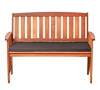 Funda de cojín para banco de exterior con cremallera oculta, relleno grueso, impermeable, para jardín, patio, columpio, silla, almohada larga (gris oscuro, 140 x 30 x 5 cm)