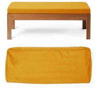 Funda de cojín para Banco, Funda de Repuesto para Asiento, Tela Impermeable, cojín para Banco de jardín, Funda de cojín para Exteriores, Lavable,No4,180X45X10CM