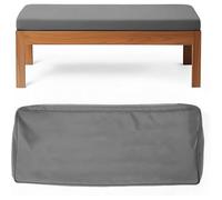 Funda de cojín para Banco, Funda de Repuesto para Asiento, Tela Impermeable, cojín para Banco de jardín, Funda de cojín para Exteriores, Lavable,No8,120X45X10CM
