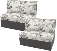 Funda de cojín para mesa de comedor de caravana, funda elástica impermeable para asiento de sofá, extraíble y lavable (n.º 20, 1 juego)