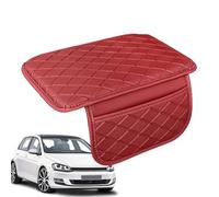 Funda de cojín para reposabrazos de coche - Almohadilla de protección de consola de cuero, soporte confort alto | Configuración 'organizador del bolsillo de almacenamiento, inserto interior del v