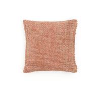 Funda de cojín Tivra 100% algodón y yute beige 45 x 45 cm