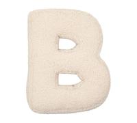 Funda De Cojine Almohada con letras en inglés, almohada con forma de 26 letras, cojín suave, almohada decorativa for enseñar palabras del alfabeto for niños, for dormitorio Sofá Throw Cojín(Color-B)