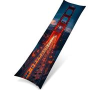 Funda de Cojines 1 Piezas Funda de Almohada Cojin Sofa, Exteriores Jardín Cojines, para Silla Cama Sala de Estar Dormitorio Salón Decorativo Impermeable Cojin 40 x 145 cm Ciudad Cielo PjY5933 Y-O