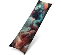 Funda de Cojines 1 Piezas Funda de Almohada Cojin Sofa, Exteriores Jardín Cojines, para Silla Cama Sala de Estar Dormitorio Salón Decorativo Impermeable Cojin 30 x 90 cm Animal DragóN PjY8923 3-K