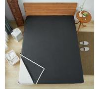 Funda de colchón de futón con cremallera, protector de colchón de cobertura completa de color sólido, lavable, a prueba de polvo, desmontable, con cremallera, para colchón de suelo tatami japonés