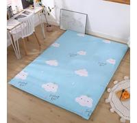 Funda de colchón futón japonés con Doble Cremallera - Funda Plegable 100% algodón, Tela Lavable, Impermeable y Resistente al Polvo (Individual, matrimonial y Queen)