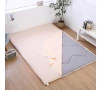 Funda de colchón futón japonés con Doble Cremallera - Funda Plegable 100% algodón, Tela Lavable, Impermeable y Resistente al Polvo (Individual, matrimonial y Queen)