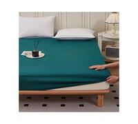 Funda de colchón impermeable grande para cama de perro, verde oscuro