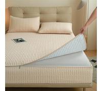 Funda de colchón impermeable, protector transpirable con cremallera, funda lavable para camas individuales, dobles y king, sábana bajera antipolvo para máxima protección