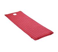 Funda de colchón para cama de spa, masaje grueso, con banda elástica y orificio para respirar la cara, para el hogar, hotel, belleza, salón de belleza, cama cosmética, AOD (rojo vino)