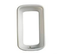 Funda de computadora de ciclismo, cubierta protectora para iGPSPORT BSC100MAX, a prueba de golpes, impermeable, funda de silicona para computadora de bicicleta (blanco)
