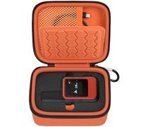 Funda de comunicador satelital compatible con Garmin InReach Mini 2/010-01879-00 InReach Mini para camping y senderismo (naranja + cremallera negra)