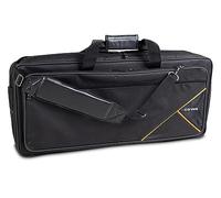 Funda de concierto para teclado Premium, 75 x 31 x 9 cm, con bolsillo para partituras, negro, resistente al desgarro y al agua