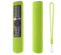 Funda de Control Remoto de Silicona para Xiaomi Mi TV P1 50 43 P1e Q1 75 Q1E 55 Xmrm-19 Cubierta Protectora Luminosa de Control Remoto por Voz (Glow-in-The-Dark Green)