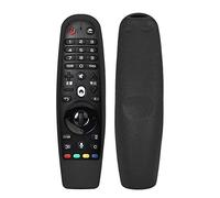 Funda de Control Remoto para AN-MR600 TV Control Remoto, Estuche a Distancia Antideslizante para Smart TV a Prueba de Golpes para AN-MR600 con Orificios para Colgar[Negro]