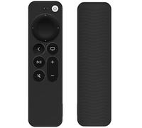 Funda de control remoto para Apple TV 4K Siri Remote 3rd Gen (2022) / 2nd Gen (2021) Funda - Funda de silicona para accesorios de TV (Black Not Glow)