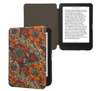 kwmobile Funda Compatible con Kobo Clara BW/Colour - Carcasa para e-Book de Corcho - Case Tapiz Floral