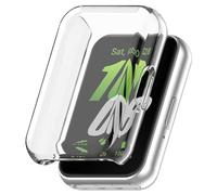Funda de cristal templado para Samsung Galaxy Fit 3 Samrt Watch Strap Full Cover Bumper Protector E4U3 Screen Case Hard para Samsung PC